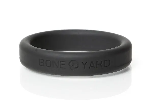 Anal Boneyard Silicone Ring 45mm Black Rascal