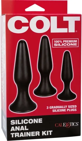 Anal California Exotic Novelties COLT Silicone Anal Trainer Kit Black