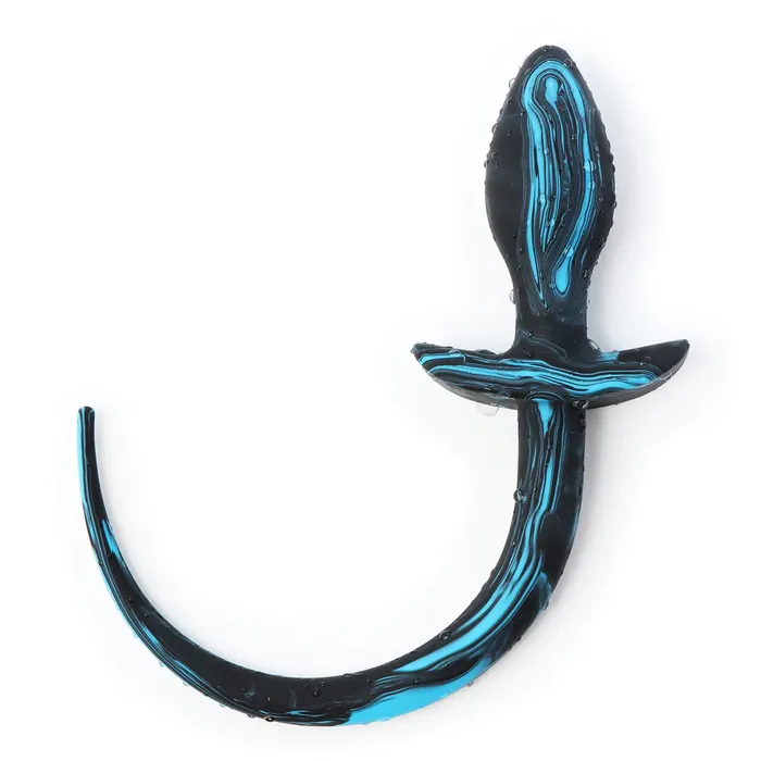 Anal Plesur Company Butt Plug Dog Tail Flexible Silicone Plug