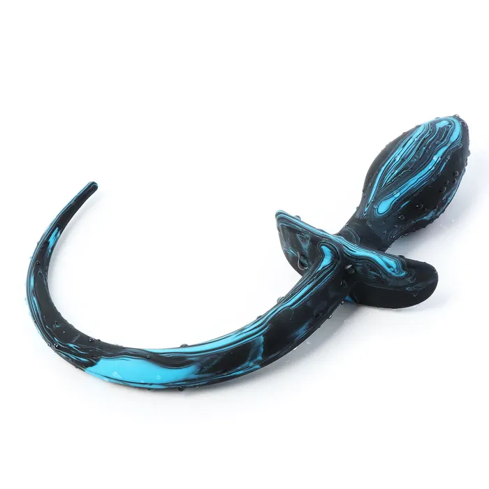 Anal Plesur Company Butt Plug Dog Tail Flexible Silicone Plug
