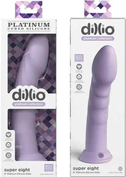 Dildos Pipedreams Dillio Super Eight Purple