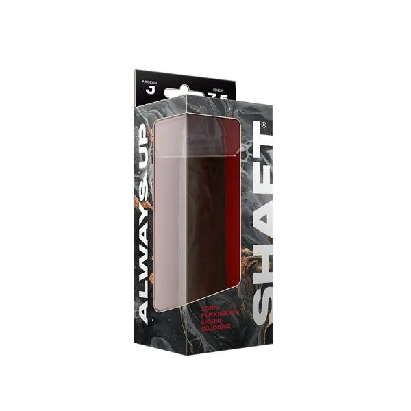 Dildos Shaft Shaft Model J Liquid Silicone Dong 75 In Mahogany