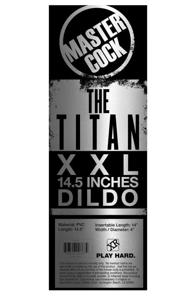 Dildos The Titan XXL 145 Inch Dildo Sd