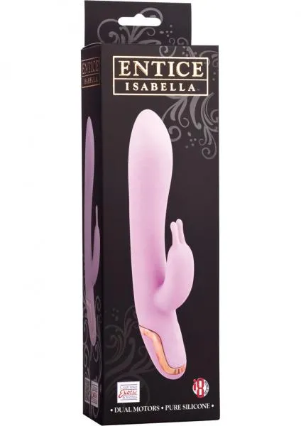 Entice Isabella Silicone Rabbit Vibe Waterproof Pink 525 Inch Entice Vibrators Entice Isabella Silicone Rabbit Vibe Waterproof Pink 525 Inch Entice Vibrators