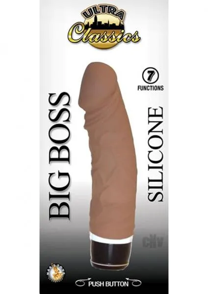 Female Sex Toys Nasstoys Ultra Classics Big Boss Brown Vibrating Dildo