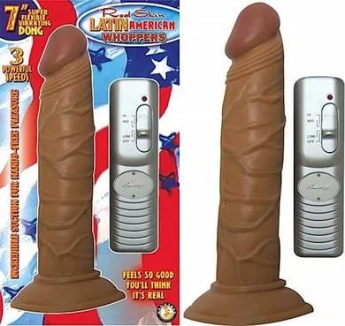 Latin American Whoppers 7in Vibrating Nasstoys Female Sex Toys
