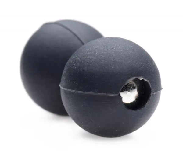 Master Series Dildos Sin Spheres Silicone Magnetic Balls Black