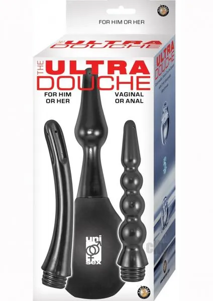 Nasstoys Anal The Ultra Unisex Douche Black Nasstoys Anal The Ultra Unisex Douche Black