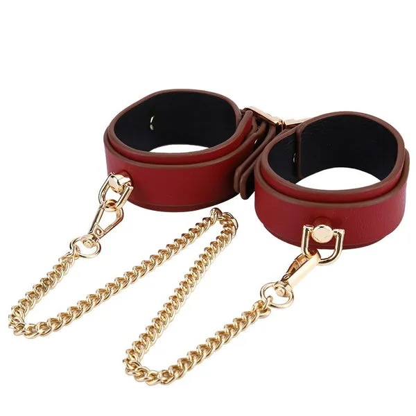 NEW BONDAGE SET SEXY BDSM LEATHER RESTRAINTS SEX TOYS FOR COUPLES FLIRTING ADULT HANDCUFFS NIPPLE CLAMPS WHIP SPANKING ROPE sextoypremium Couples