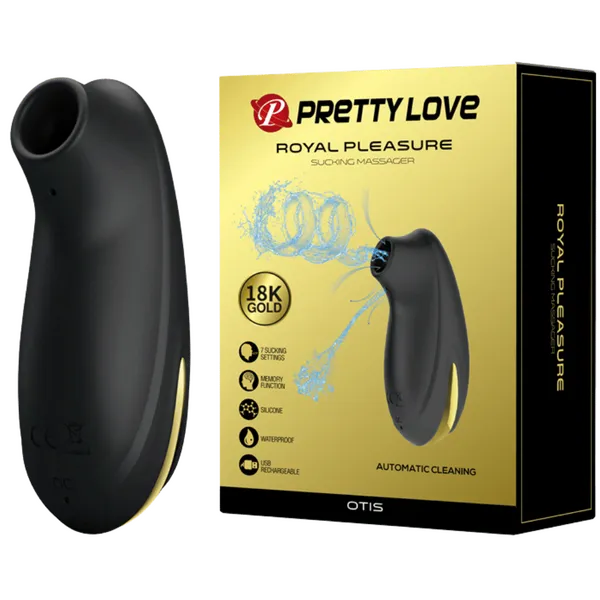 Royal Pleasure Rechargeable Otis BlackGold Pretty Love Vibrators