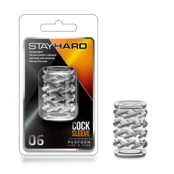 Stay Hard Dildos Stay Hard Cock Sleeve 06 Clear Stay Hard Dildos Stay Hard Cock Sleeve 06 Clear