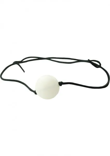 Thong Plastic Ball Gag 175 Inch White Seductucom Anal