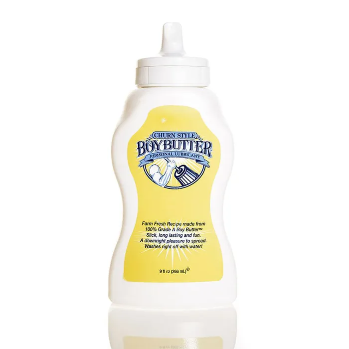 Boy Butter 9oz Squeeze Boy Butter Vibrators