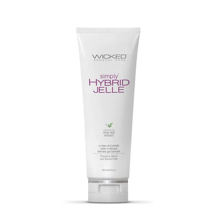 Lubricants WICKED Wicked Simply Hybrid Jelle Lubricant 4 oz