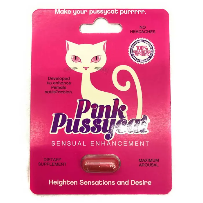 Vibrators KBeech Inc Pink Pussycat Female Sensual Enhancer Case of 24
