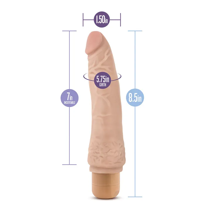 Blush Novelties Dr Skin Cock Vibe 7 Female Sex Toys