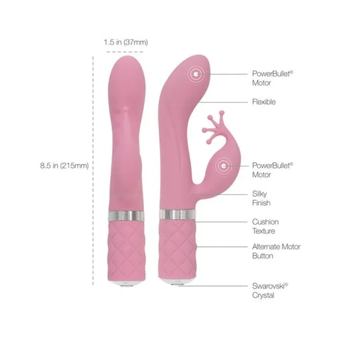 BMS Enterprises Vibrators Pillow Talk Kinky Dual Massager