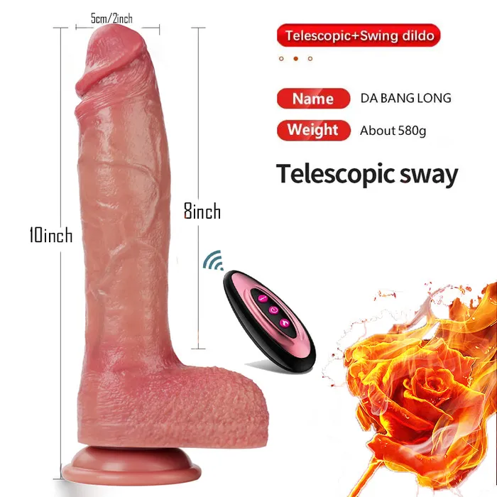  Dildos Big Vibrating Dildo 10 inch Thrusting