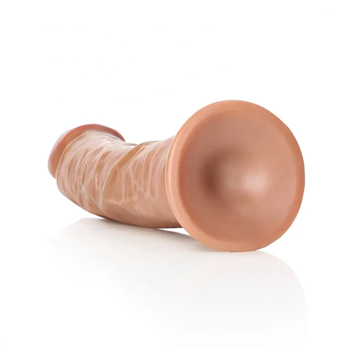 Dildos Shots Toys Big realistic dildo Real Rock Curved 10 mocha