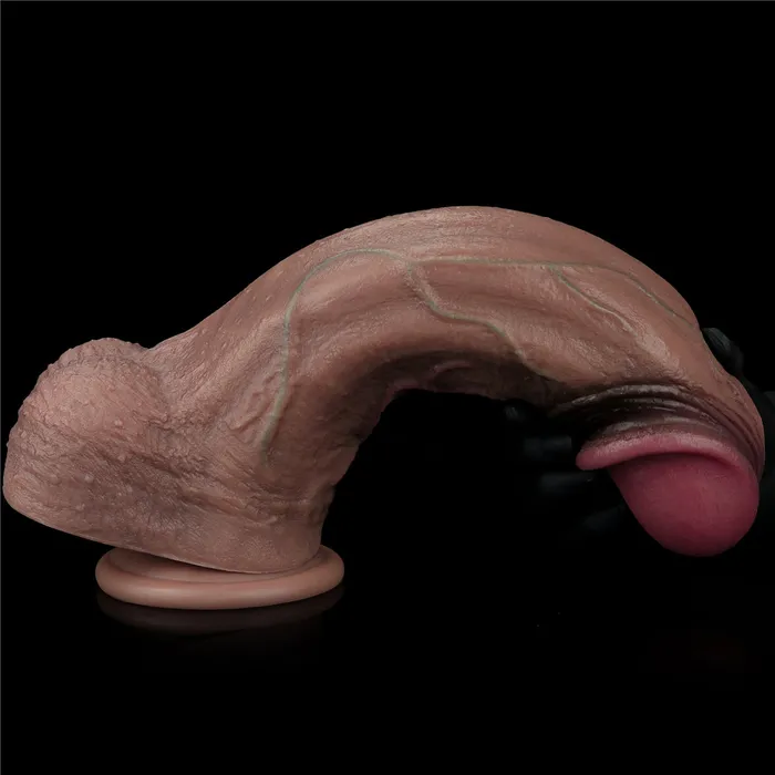 Nature Cock XXL 13 Huge Dual Layer Realistic Silicone Dildo Love Toy Dildos