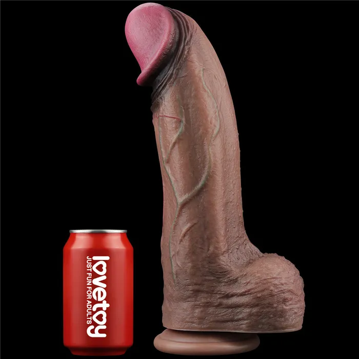 Nature Cock XXL 13 Huge Dual Layer Realistic Silicone Dildo Love Toy Dildos