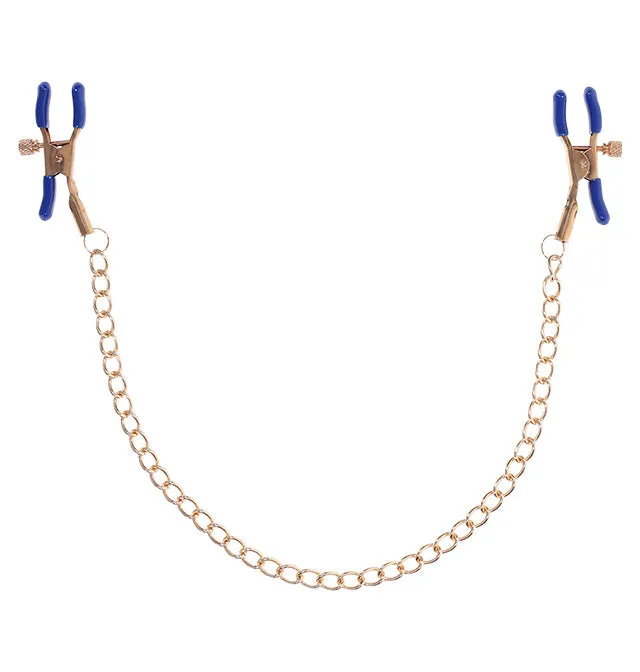 Nipple Clitoral Toys Sex Mischief Cougar Chained Nipple Clamps