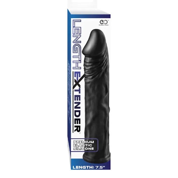 NMC Ltd Male Sex Toys Black 75 Length Extender Penis Sleeve