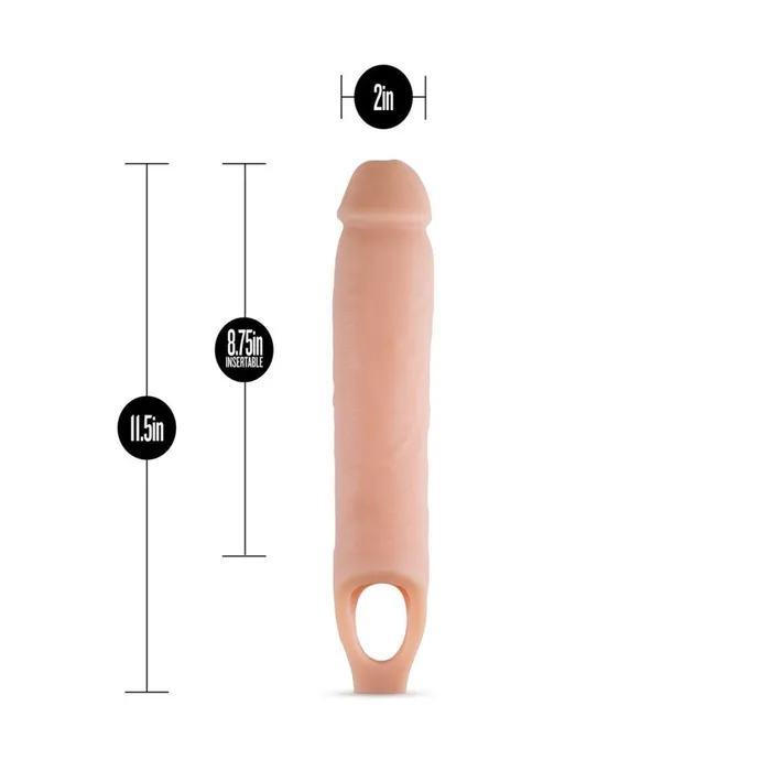 Performance 115 Cyber Skin Large Extender Thickener Blush Dildos