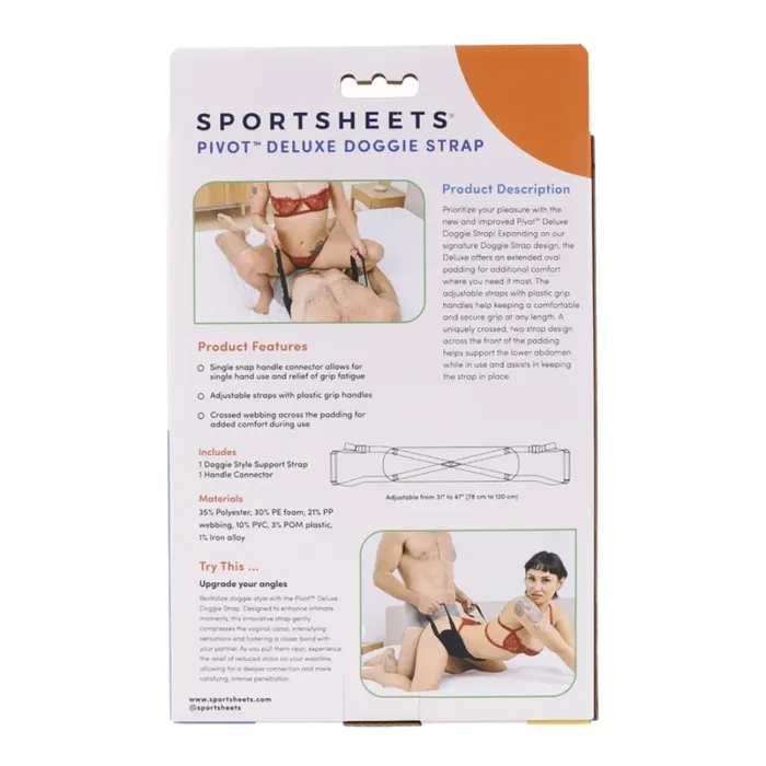 Sportsheets Pivot Deluxe Doggie Strap Sportsheets Female Sex Toys