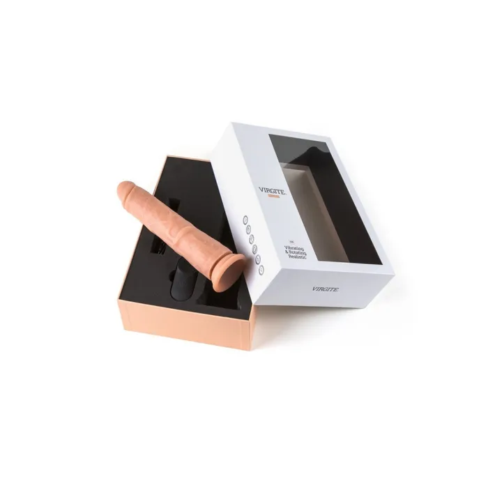Virgite Female Sex Toys Virgite R8 Vibrating Dildo with Rotation Remote