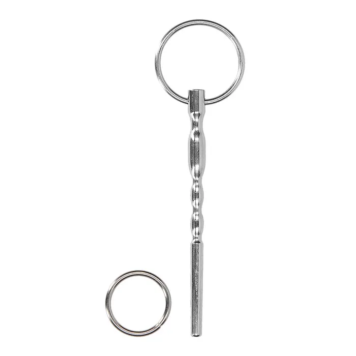 Male Sex Toys Shots Toys Ouch Stainless Steel Pug With Ring