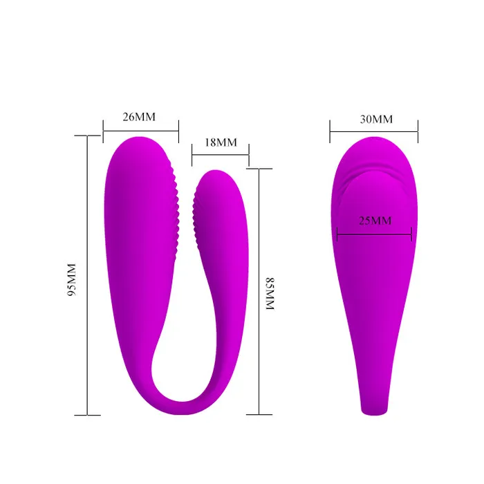 Pretty Love Aldrich Remote Control Wearable Vibrator Purple Pretty Love Vibrators